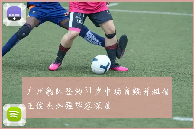 广州豹队签约31岁中场肖鲲并租借王俊杰加强阵容深度